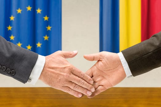 REPRESENTATIVES of the EU and Romania reach out