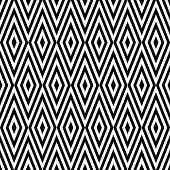 Geometric black and white abstract zigzag vintage retro seamless pattern background. Ideal for fabric, wrapping paper and book cover design.