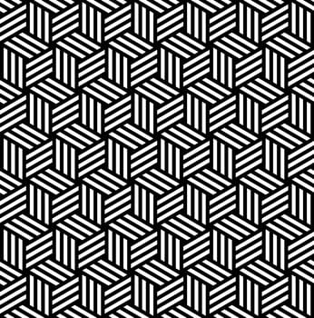 Abstract isometric 3d cube shapes seamless pattern background. Ideal for fabric design, wrapping paper print and website backdrop. EPS10 vector file.