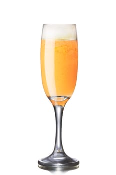 Puccini alcoholic cocktail (a kind of famous Bellini with mandarin juice)