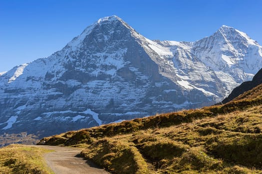 Eiger and Mönch summit and north face