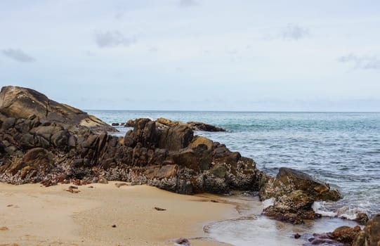 Beach and blue sea, Phuket sceni, Sea in thailand