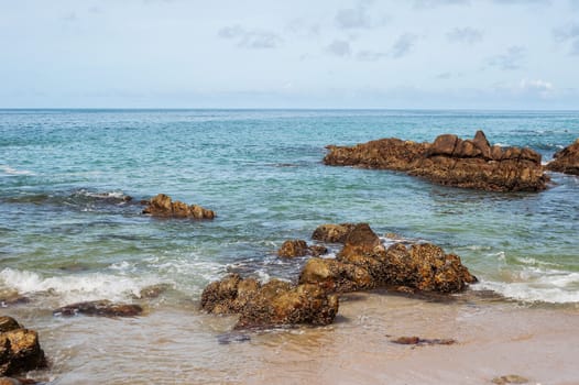 Beach and blue sea, Phuket sceni, Sea in thailand
