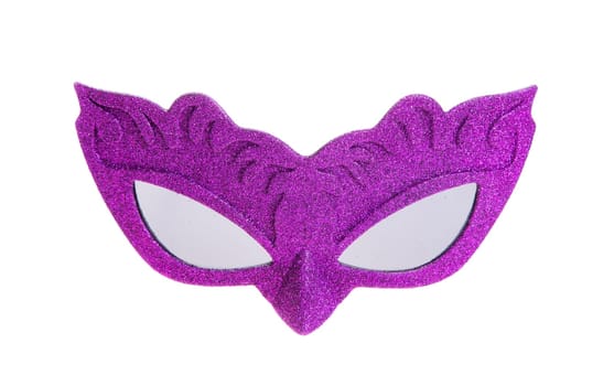 Carnival mask isolated on white background.