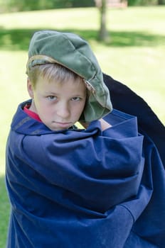 Boy dressed as a nobleman