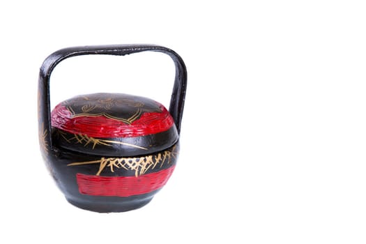 Chinese Wedding Gift Basket isolated on white background