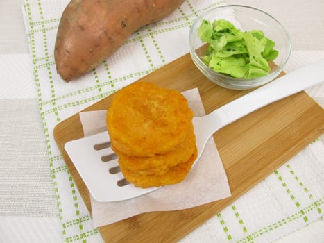 Sweet potato pancakes
