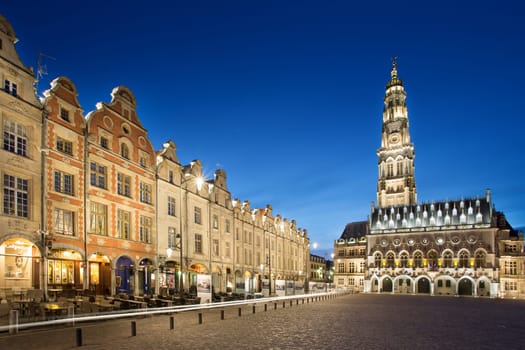 View of the belfry of arras