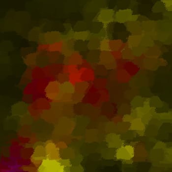 many small brush strokes to an abstract pattern