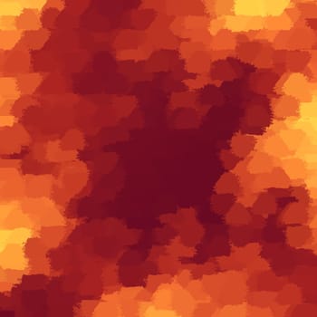 many small brush strokes to an abstract pattern