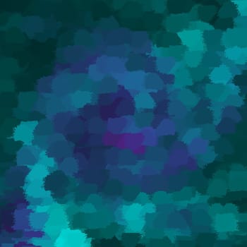 many small brush strokes to an abstract pattern