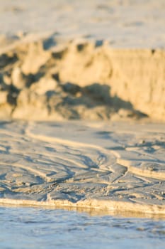 Sandy Dover. Miniature on the beach in Sardinia