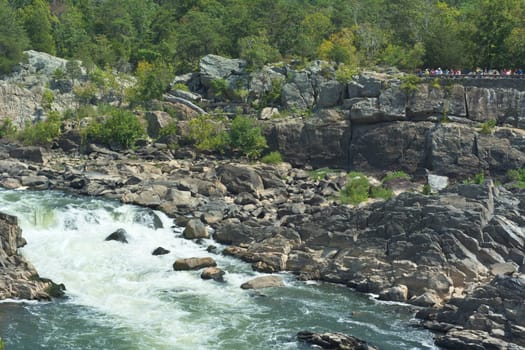 Great Falls Park on the Potomac River in Virginia