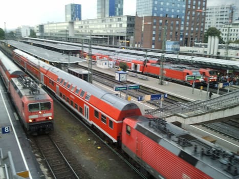 Freiburg Hauptbahnhof - here the Höllentalbahn starts and ends