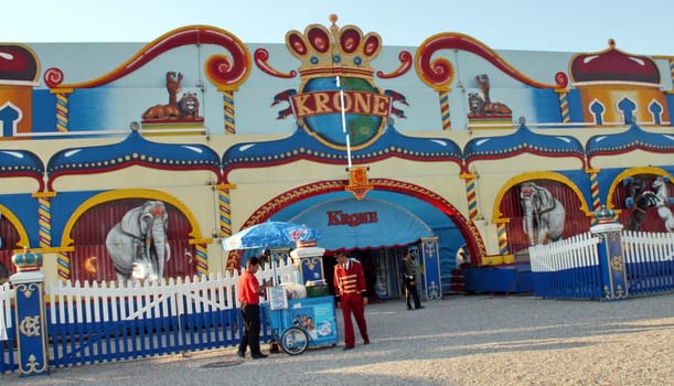 Entrance area of the Circus Krone