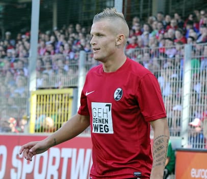 Jonathan Schmid plays for SC Freiburg and is French
