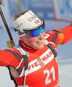 Tora Berger,biathlete from Norway,Tora Berger from Norway