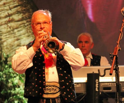 Walter Mauroner,trumpeter of the Kastelruther Spatzen