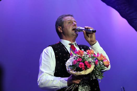 Norbert Rier,singer and frontman of the Kastelruther Spatzen