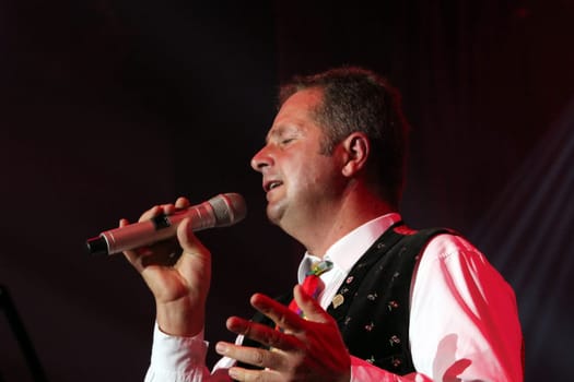 Norbert Rier,frontman and singer of the Kastelruther Spatzen