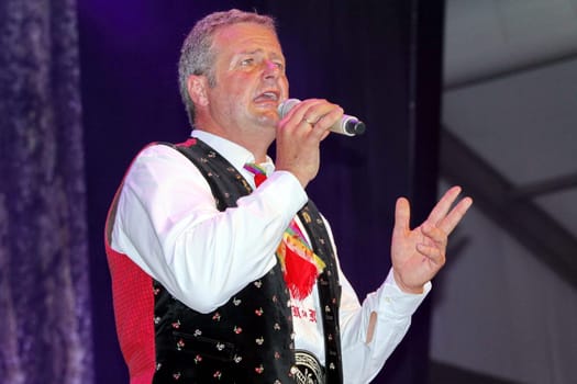 Norbert Rier,singer and frontman of the Kastelruther Spatzen