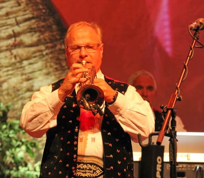 Walter Mauroner,trumpeter of the Kastelruther Spatzen