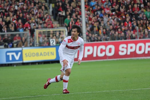 Der Japaner Okazaki spielt beim VfB Stuttgart