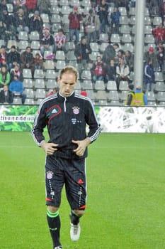 Tom Starke beim Warm-Up