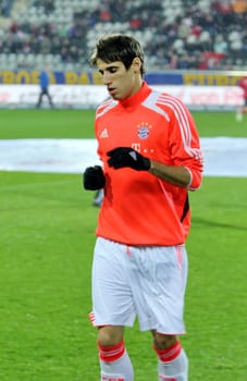 Javier Martinez before the match against Freiburg