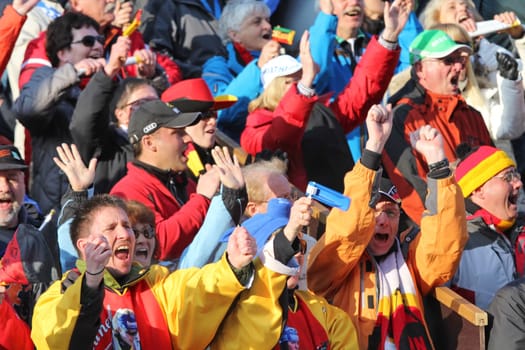 Biathlon fans can cheer