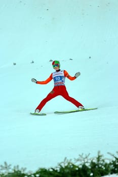 Defending champion,Austrian Gregor Schlierenzauer