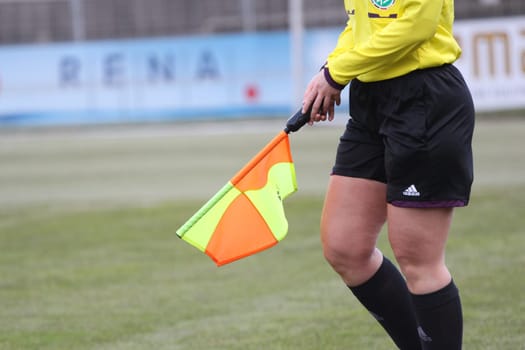 DFB-Pokal Semi-final: SC Freiburg - VfL Wolfsburg on 2.03.2013 0:5 (0:1) - Assistant referee at the line