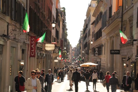 Rome /Italy - Roma/Italia - Vatican/Vaticano - Life pulsates in the narrow streets of Rome