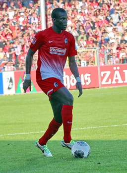 Fallou Diange,SC Freiburg - 1st Bundesliga: 6. Sptgt. SC Freiburg vs. Hertha BSC Berlin