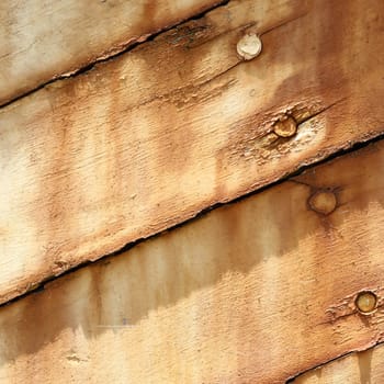 Boards of old boat background texture