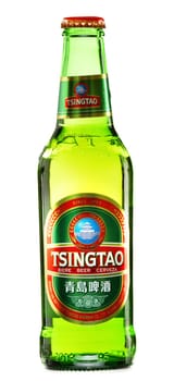 Tsingtao beer, product of Tsingtao Brewery, China's second largest brewery located in Qingdao in Shandong province