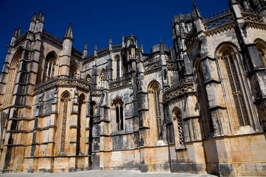 Batalha Cathedral world heritage near Leiria, Portugal