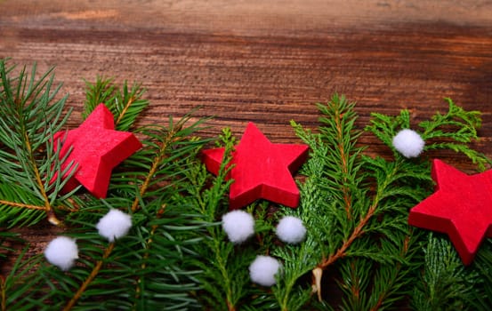 Christmas Background with Stars