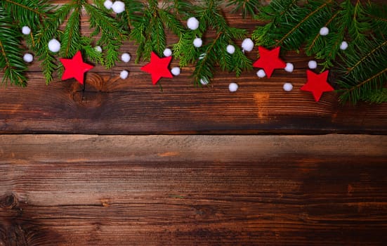Christmas Background with Stars