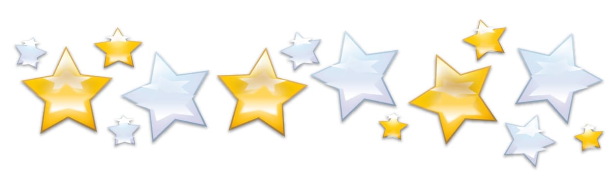 a band with stars.
