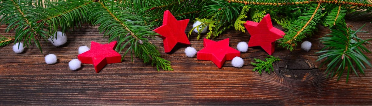 Christmas Background with Stars