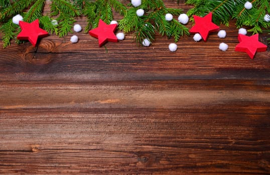 Christmas Background with Stars