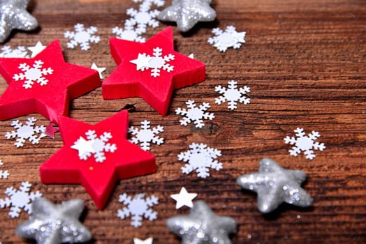 Christmas Background with Stars