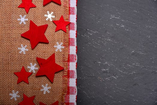 Christmas Background with Stars Slate