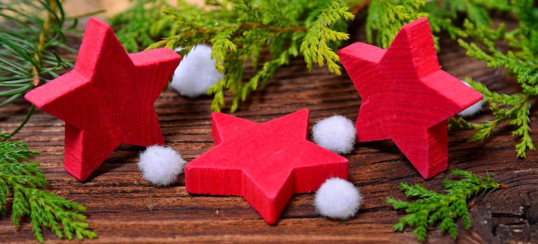 Christmas Background with Stars
