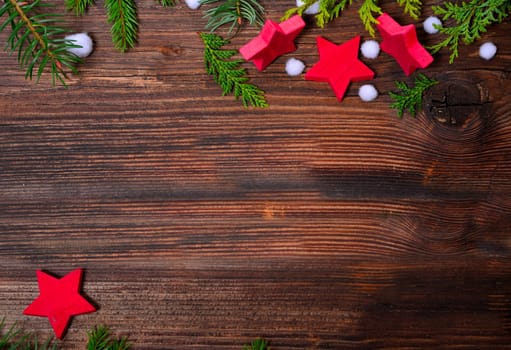 Christmas Background with Stars