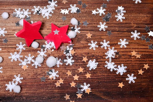 Christmas Background with Stars