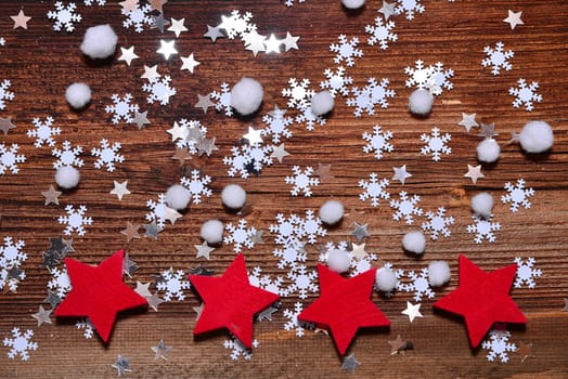 Christmas Background with Stars