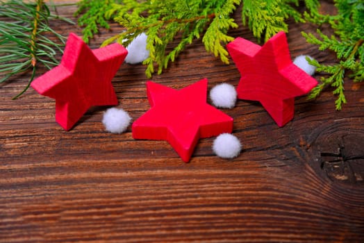 Christmas Background with Stars