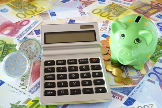 Reduce electricity costs with LED lamps and luminaires
